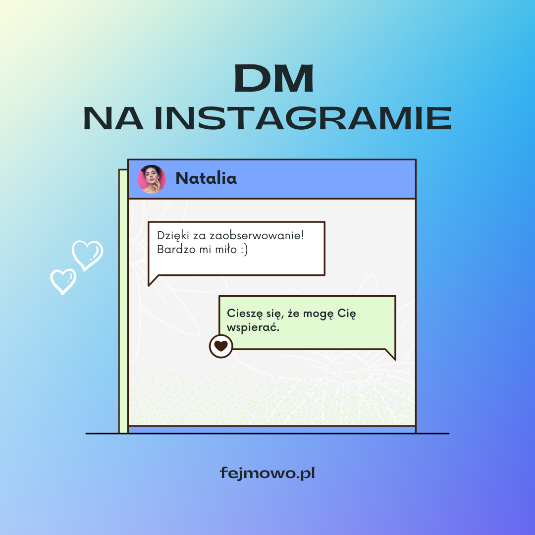 DM na Instagramie